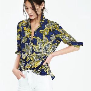 Banana Republic Multi Floral Top